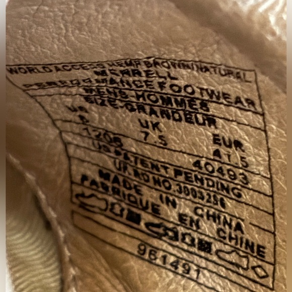 MERRELL WORLD ACCESS HEMP BROWN / NATURAL MEN'S MULES SLIP ON CLOGS SHOES SZ 8 - Picture 12 of 13